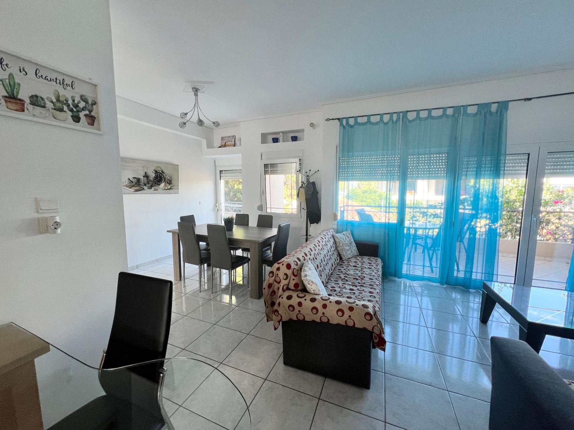Seaside Villa For 6 People - Alykes Beach Dhimini Buitenkant foto