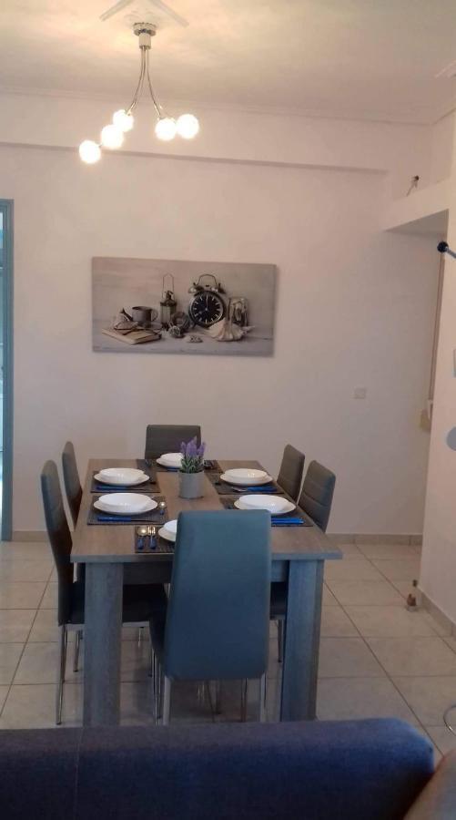 Seaside Villa For 6 People - Alykes Beach Dhimini Buitenkant foto