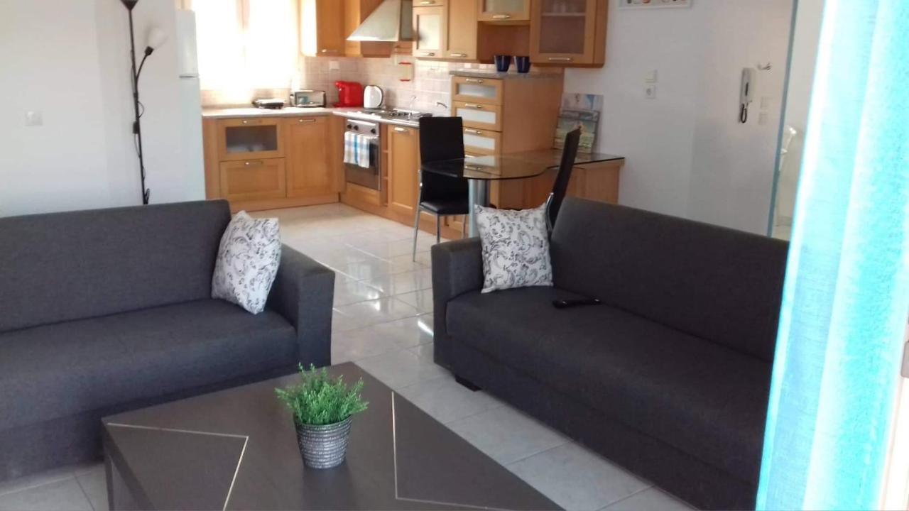 Seaside Villa For 6 People - Alykes Beach Dhimini Buitenkant foto